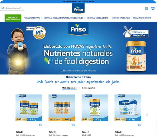 Tienda friso